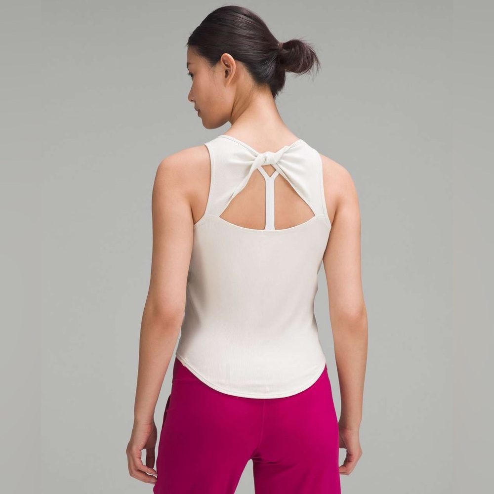 Lululemon Modal Silk Twist-Back Yoga Tank Top